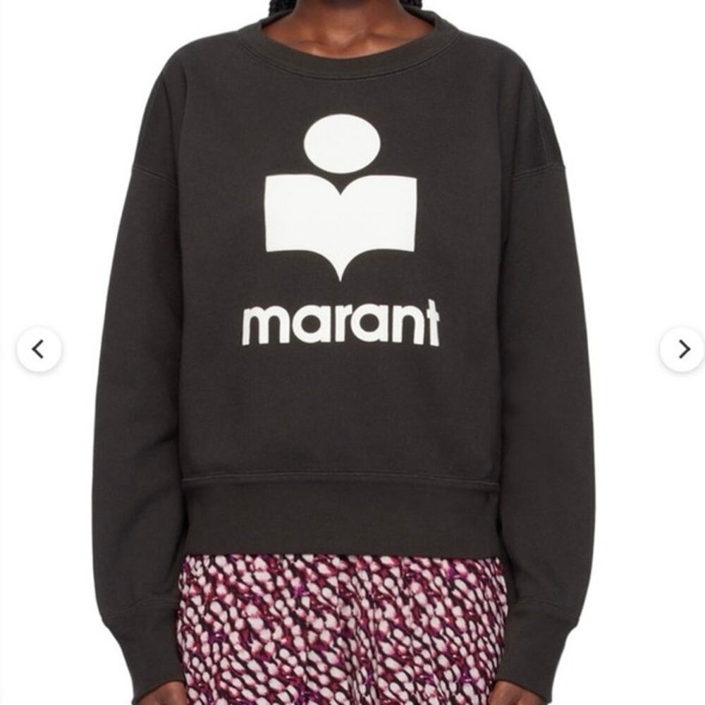 Isabel Marant Etoile Mobyli Cotton Sweatshirt with Logo